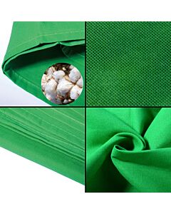 Chromakey Green | 100% Cotton Muslin Background/Backdrop | Lencarta | 2x3m / 6.6x9.8ft 