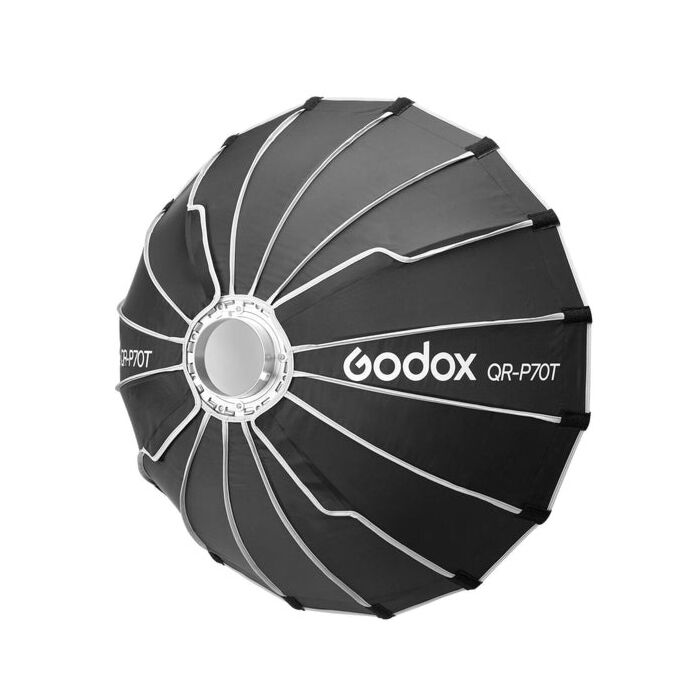 GODOX QR-P70T Compact Quick Release Parabolic Softbox Bownes Mount (QR-P70T)